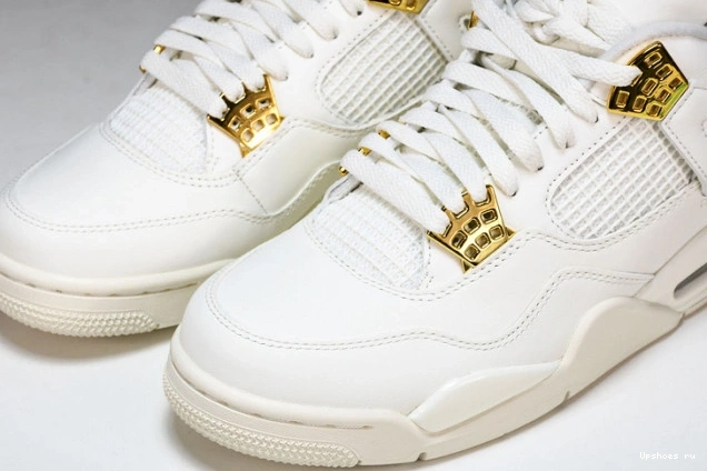 Gold Metallic 4 Jordan Retro AQ9129-170 0403